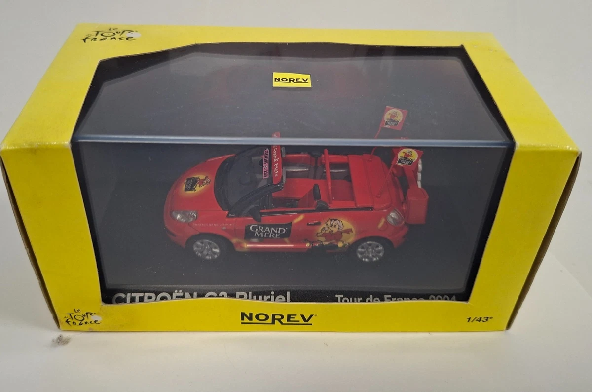 Miniature NOREV 1/43 Citroën C3 Pluriel "Vache Qui Rit" - Tour De France 2005