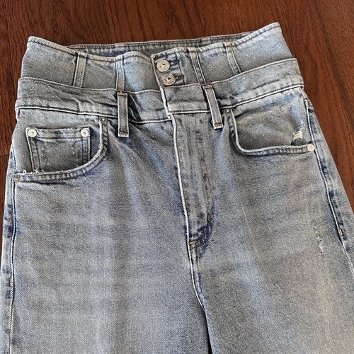 Citizens of Humanity Sidney Double Waist Straight Leg Jeans w26 - Picture 5 of 7