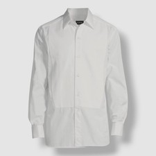 Ermenegildo Zegna Mens White Cotton Tuxedo Dr...