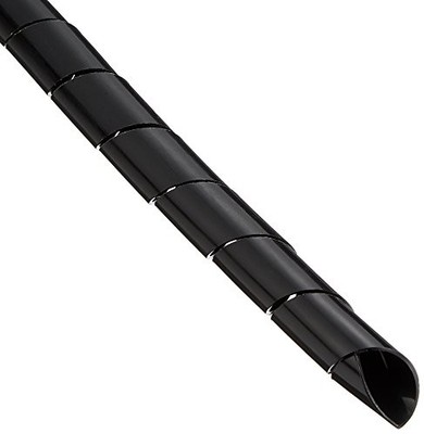 ELECOM Kabelführungsrohr 15 mm Innendurchmesser 5,0 m Länge schwarz