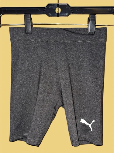Pantaloncini bici Puma grigi bambina taglia 7