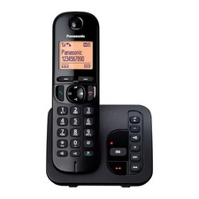 Panasonic KX TGC220EB DECT Cordless Phone with Answering Machine 1.6 inch Easy