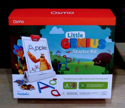 OSMO LITTLE GENIUS Starter Kit for iPad - 4 Hands-On Learning Games - Ages 3-5