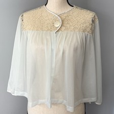 Vanity Fair Vintage Lace Bed Jacket
