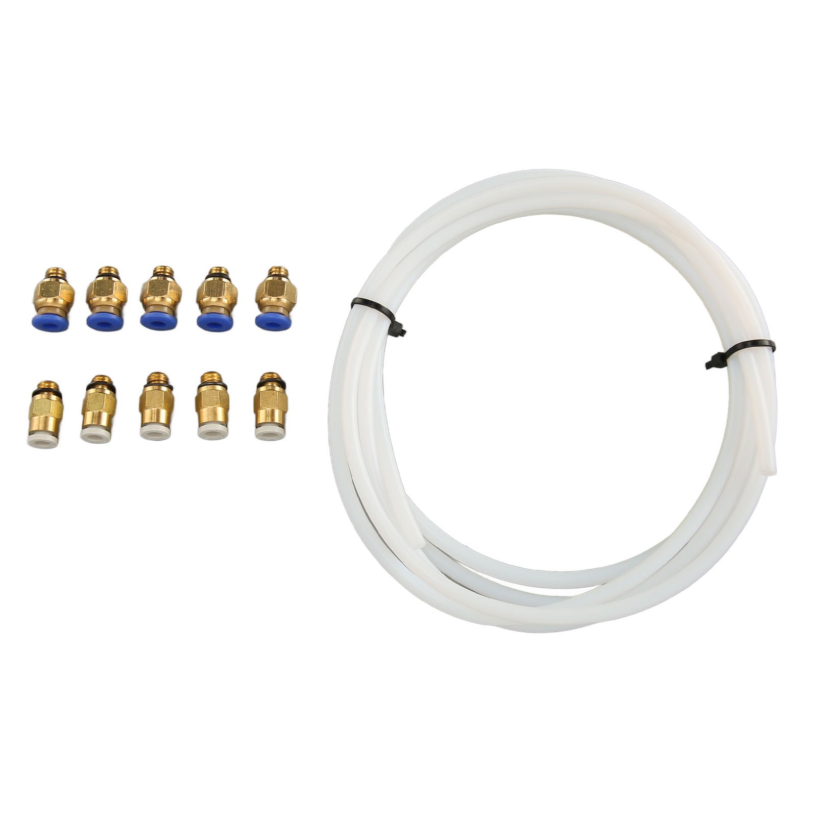 PTFE Tubing With PC4 M6 KJH04 M6 Pneumatic Fittings For 1.75MM Filament PLA NEW