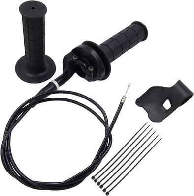7/8'' 22mm Throttle Handle Grips 51'' Cable Dirt Bike 50-250cc Motocross