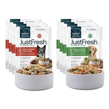 JustFoodForDogs JustFresh Wet Dog Food, Fresh Pet Meals and Toppers with No P...