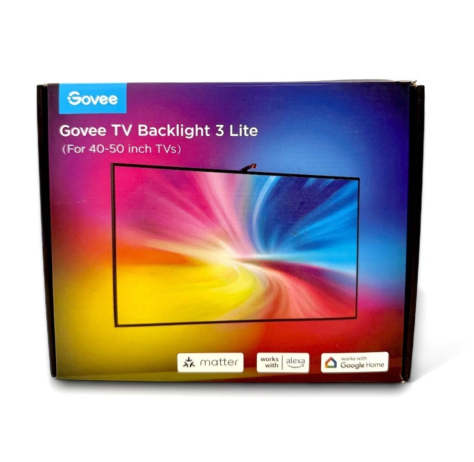 GOVEE H6097 TV Backlight 3 Lite Camera WiFi Voice Assistant (40 - 50") - Z03 - Image 2 of 4