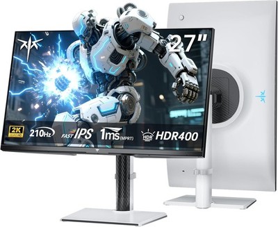 KTC Gaming Monitor 27 Zoll | 2K@200Hz | Eingebaute Lautsprecher | Fast IPS Panel