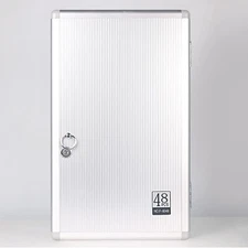 Key Storage Box 48 Keys Wall-Mounted Security Cabinet for Office Home