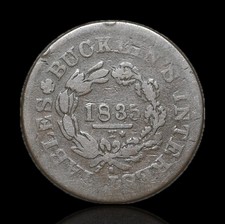 Hard Times Token. Bucklin's Interest Tables, 1835, HT-353