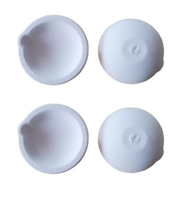 Ceramic Crucible Bowl Dish Cup Furnace Melting Casting Refining Gold Silver (...