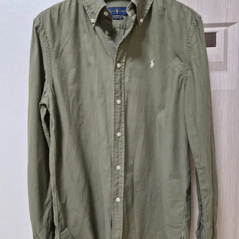 Polo Ralph Lauren Relaxed Fit Cotton Shirt (Khaki) Women's thumbnail 6