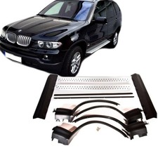 BODY KIT ALU TRITTBRETTER SCHWELLER MIT RADLÄUFE passt für BMW X5 E53 99-06