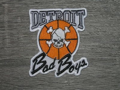 #ad #ad Detroit Bad Boys Pistons Vintage Style Embroidered Iron On Patch 2.5quot; x 3quot; $6.49