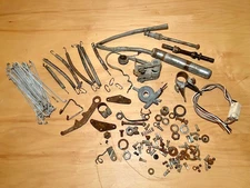 Motobecane moped 50v mobylette hub brake plate spokes speedo drive  bolts etc