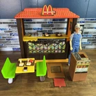 Vintage 1982 Barbie Loves McDonald's Mattel Playset Incomplete