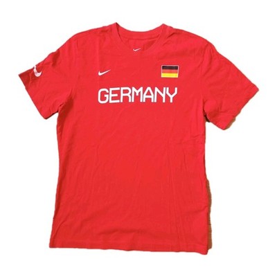 Nike Deutschland DLV MASTERS Training Shirt Athleten rot Olympia Germany M