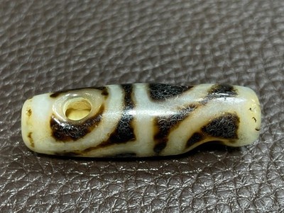 Old Tibetan Nepalese Himalayan Ancient 4 eye Old Dzi Talisman Beads Amulet 四眼天珠