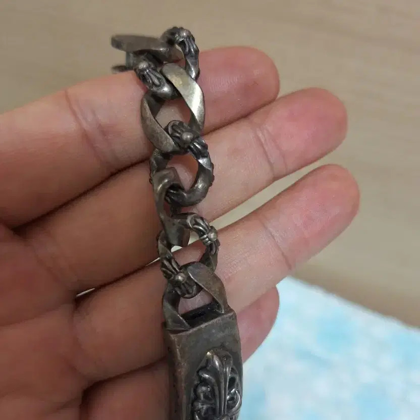 Chrome Hearts Silver Chain Bracelet Mens Jewelry thumbnail 5