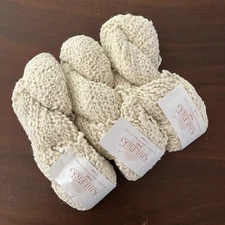 Knit Picks Twirl Cream Yarn Alpaca Wool 3 Skeins 300 Grams Total