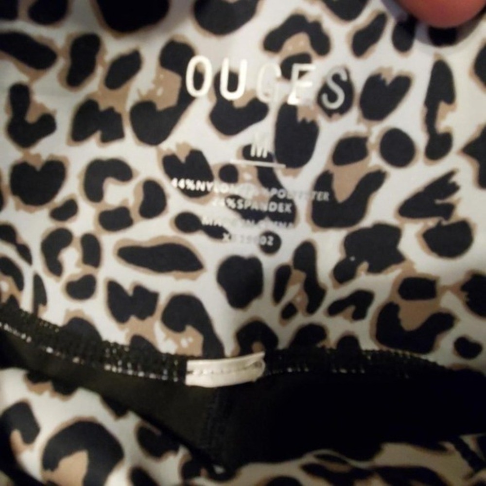 OUGES Women Leopard Print Leggings Athletic Worko… - image 4
