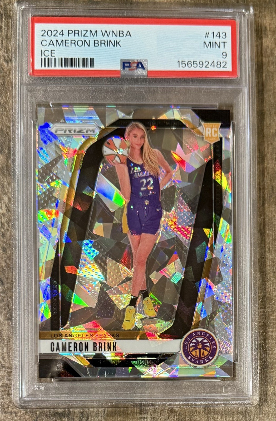 Donruss WNBA PAIGE BUECKERS Rated Rookie PSA 10💎PRIZM Cameron Brink📈2 Slab view 3