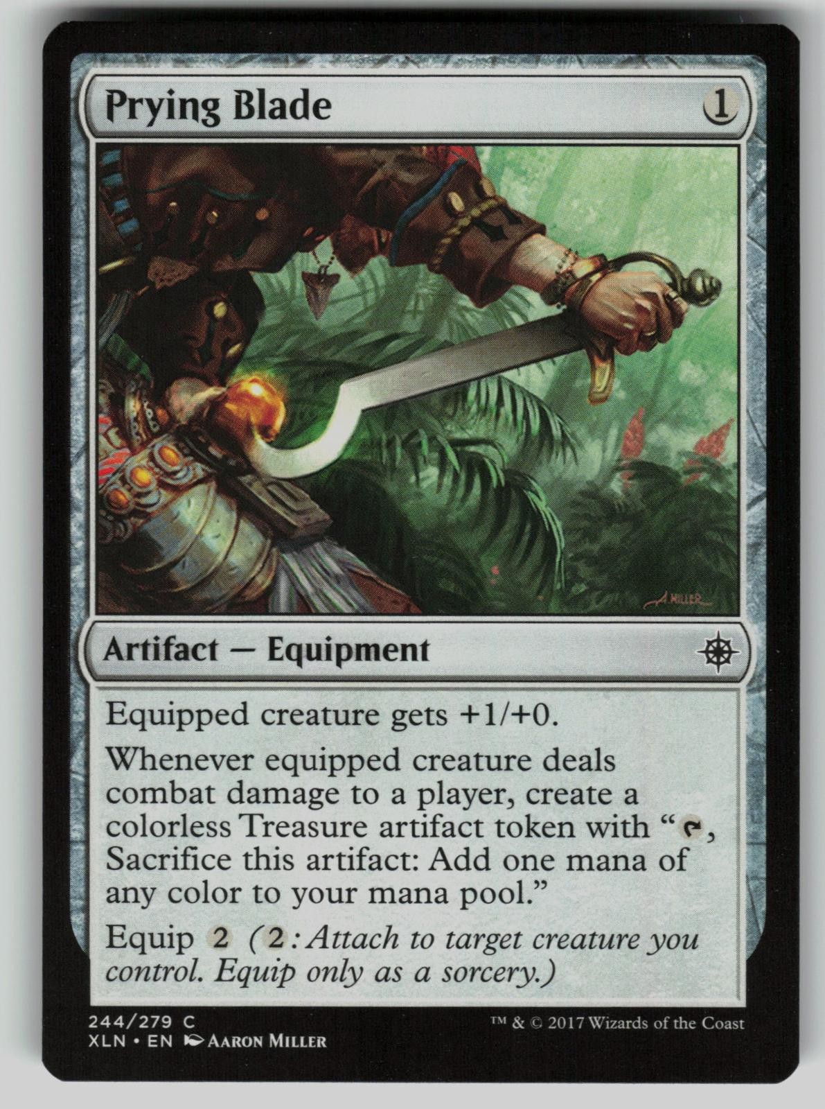 Prying Blade 244 Ixalan Magic: The Gathering Common