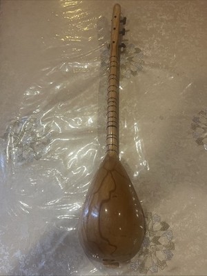 Pre-Owned Turkish 3 Strings Short Saz Baglama, Mulberry Wood