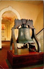 Liberty Bell Philadelphia PA Postcard 1961 Independence Hall Walter H. Miller