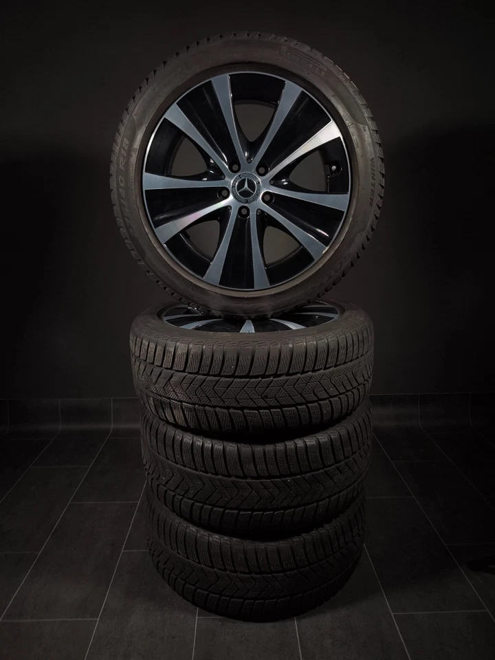 4 Winterreifen 245 45-275 40 R18 Mercedes E Klasse W213 S213 18" Alufelgen - Bild 2 von 4