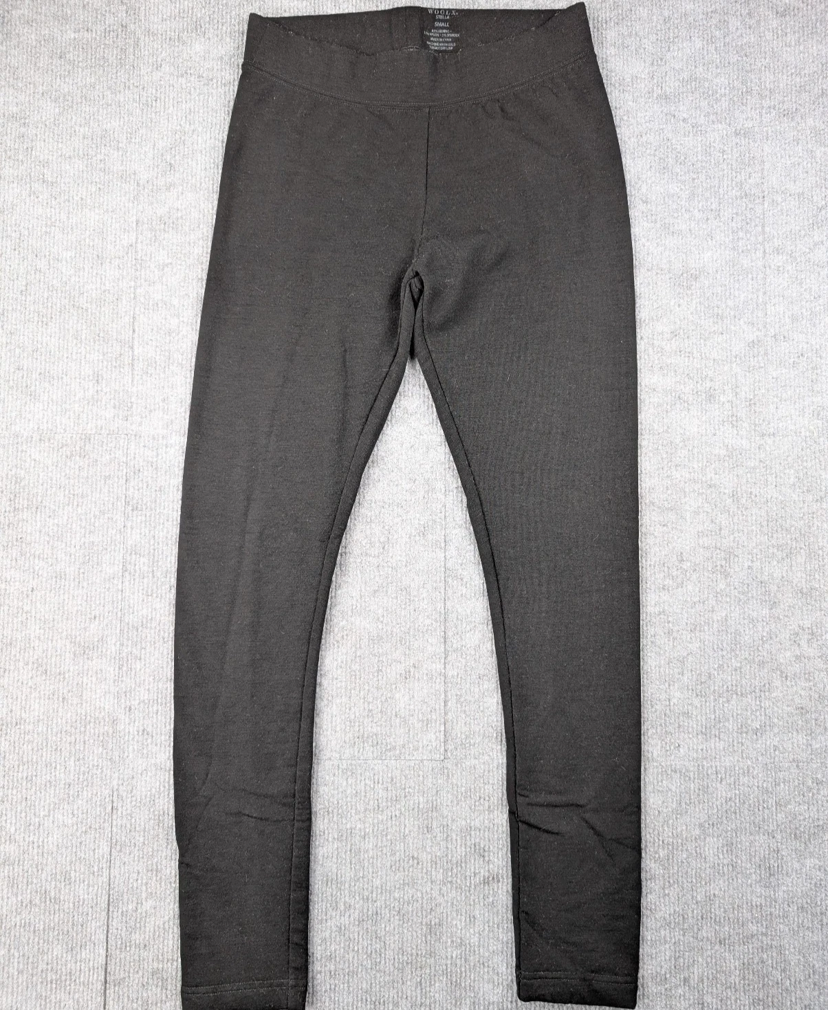 Woolx Stella Leggings Womens Small Merino Wool Base Layer Pull On Black Outdoors