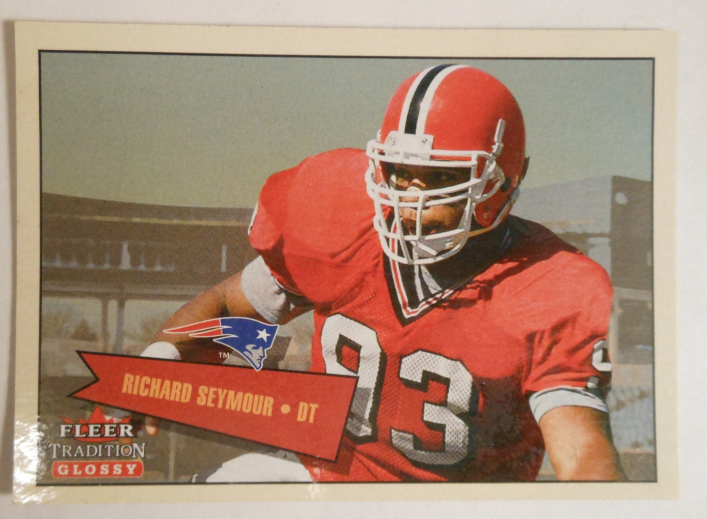 Richard Seymour Fleer Tradition #425 Glossy Rookie Stickers