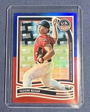 2024 Panini Stars and Stripes Vaughn Neckar #156 (RC) Red And Blue Numbered /13