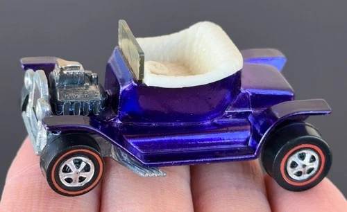 Vintage Hot Wheels Redline 1968 ROYAL Purple Hot Heap US - EXTREMELY Nice! NR!