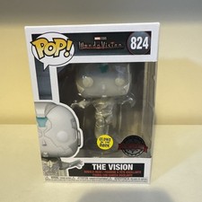 Funko Pop! Figura The White Vision #824 Wandavision coleccionable con protector