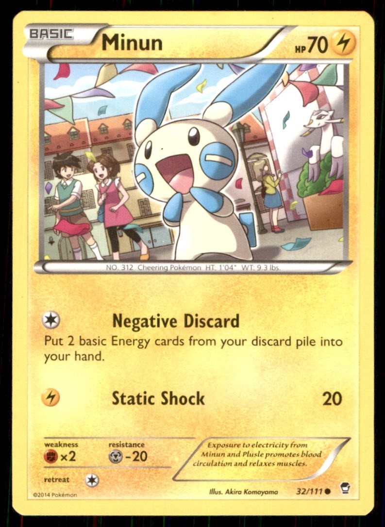 Pokémon TCG Pokémon Minun Minun Common Regular