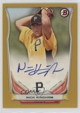 2014 Bowman Retail Prospect Auto Gold 19/50 Nick Kingham #PA-NK Auto g2d