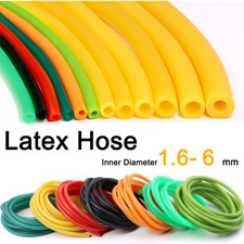 Latex Rubber Hose Tubing, High Elastic Natural Rubber Tube, Colorful for Fishing