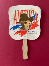 I Believe In You Charlie Daniels - Country Music - Concert Promo Paper Hand Fan