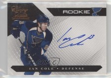 2010-11 Panini Luxury Suite Rookies Group 3 288/499 Ian Cole #170 Auto 00ht