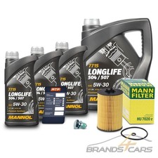 MANN ÖLFILTER + 8l MANNOL ÖL FÜR MAN TGE VW CRAFTER T6 TRANSPORTER MULTIVAN TDI