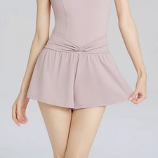 Women Ballet Shorts High Waist Dance Pants Gymnastic Pants Dance Culottes