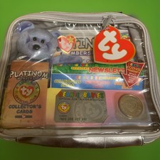 Ty Beanie Babies Platinum Edition Club Kit Gold Coin Unopened Sealed Tag.