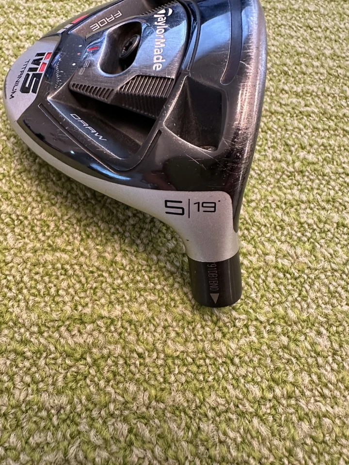 TAYLORMADE M5 TITANIUM 19° 5 WOOD HEAD ONLY w/ Headcover - Image 3 of 4