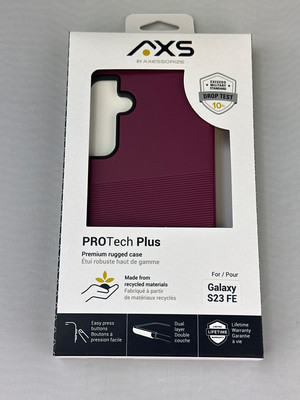 AXS ProTech Plus Case for Samsung Galaxy S23 FE - Sangria