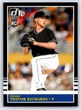 2019 Donruss Trevor Richards Rookie Black Jersey Variation RC #201