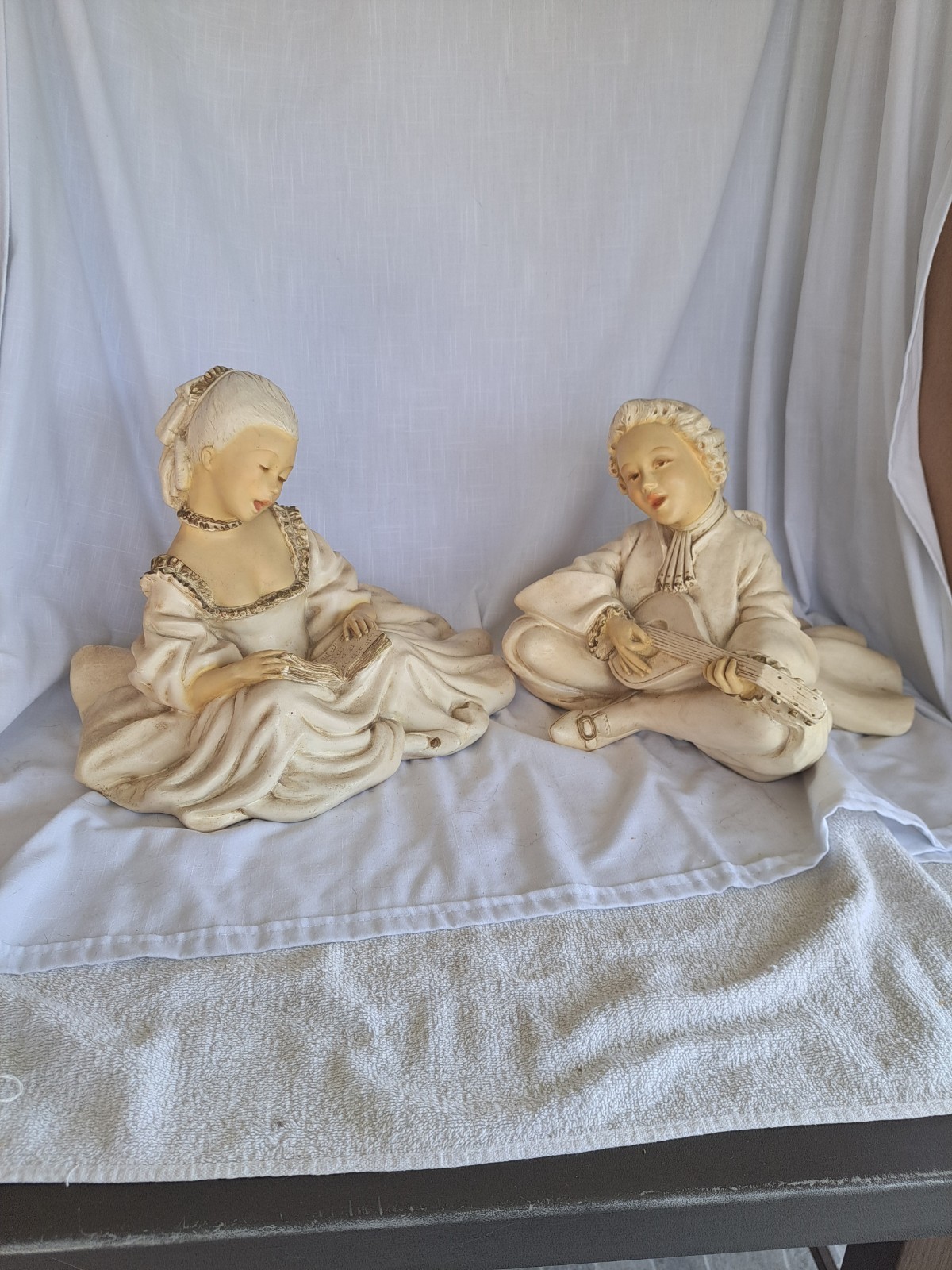 UNIVERSAL STATUARY  CORP MUSICAL(matching) PAIR (rare) 1975 