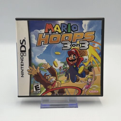Mario Hoops 3 on 3 (Nintendo DS, 2006) Complete CIB