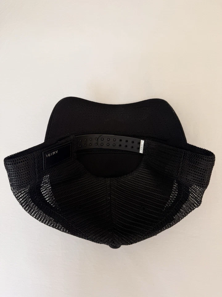 Sombrero de camionero Amiri Core Logo negro/amarillo Foto 2 de 4